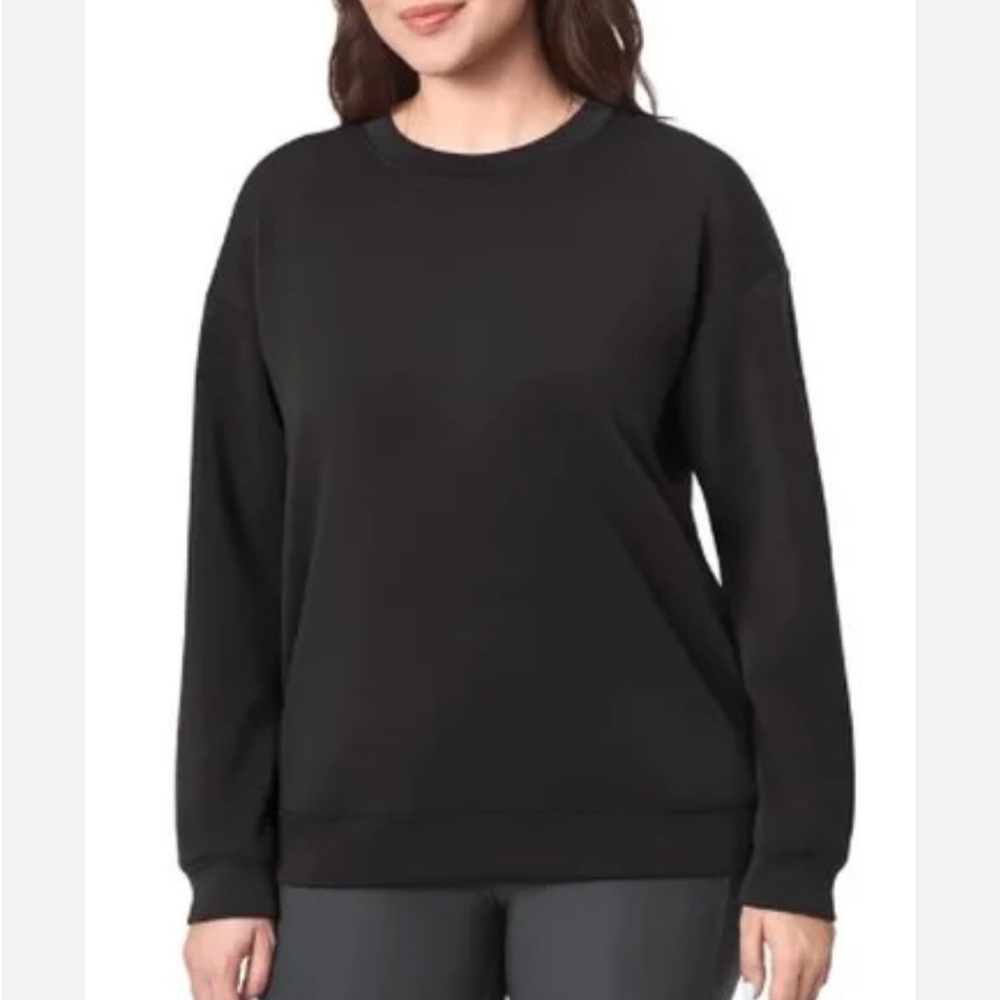 MONDETTA Black Long Sleeve Fleece Sweatshirt XL